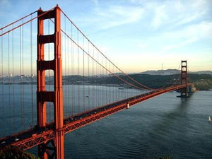 Golden Gate Bridge poster tin sign Wall Art