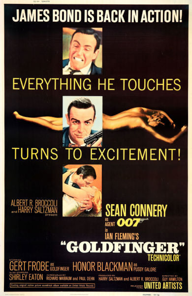 Goldfinger Poster On Sale United States