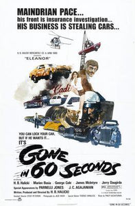 Gone In 60 Seconds movie poster Sign 8in x 12in