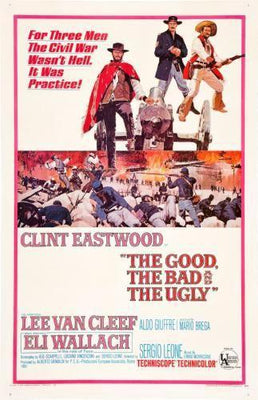 Good The Bad The Ugly movie poster Sign 8in x 12in