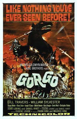 Gorgo movie poster Sign 8in x 12in