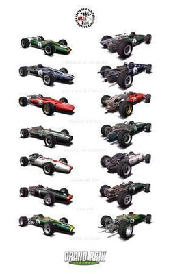 Grand Prix Legends poster tin Metal Print Wall Art