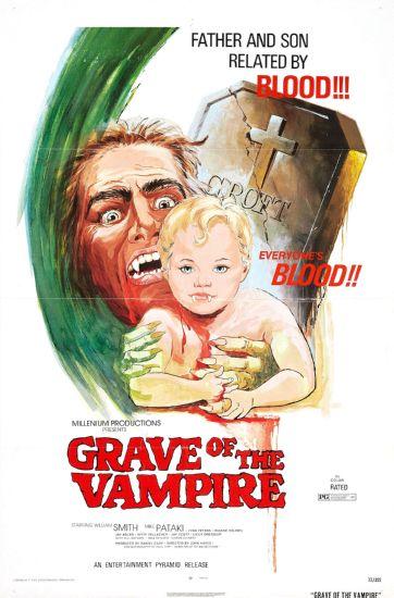 Grave Of The Vampire movie poster Sign 8in x 12in