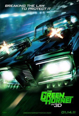 Green Hornet The Metal Movie Poster 8in x 12in