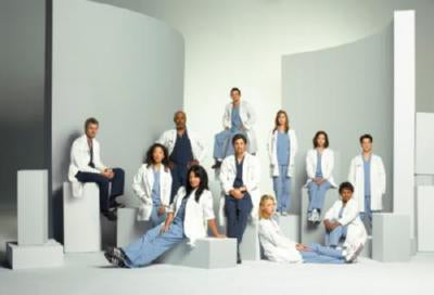 Greys Anatomy poster tin sign Wall Art