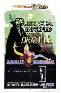 Guess What Happened To Count Dracula movie poster Sign 8in x 12in