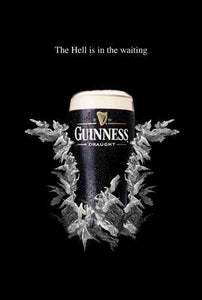 Guinness Photo Sign 8in x 12in