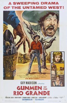 Gunmen Of The Rio Grande movie poster Sign 8in x 12in