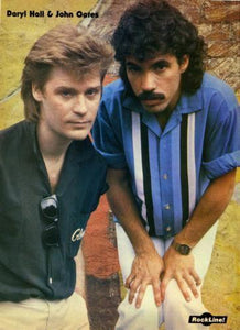 Hall And Oates Photo Sign 8in x 12in