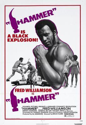 Hammer movie poster Sign 8in x 12in