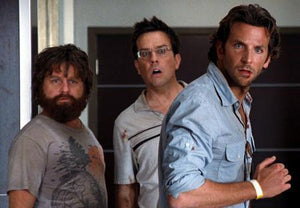 Hangover Cast Photo Sign 8in x 12in