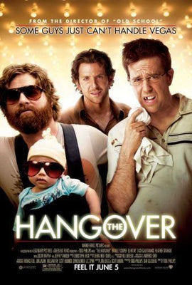 Hangover The movie poster Metal Print 8in x 12in