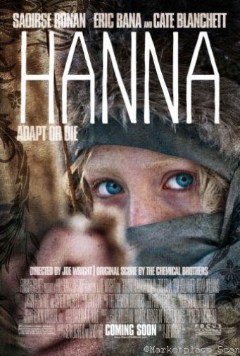 Hanna movie poster Sign 8in x 12in