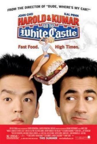 Harold And Kumar Go To White Castle movie poster Sign 8in x 12in