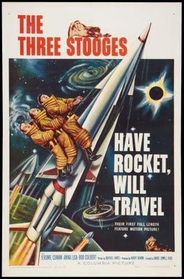 Have Rocket Will Travel Metal Movie Poster 8in x 12in