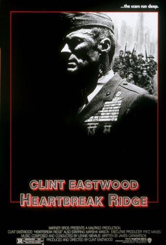 Heartbreak Ridge movie poster Sign 8in x 12in