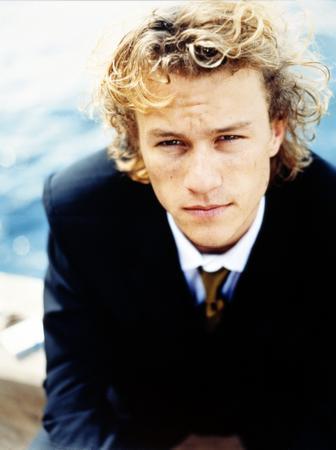 Heath Ledger Photo Sign 8in x 12in