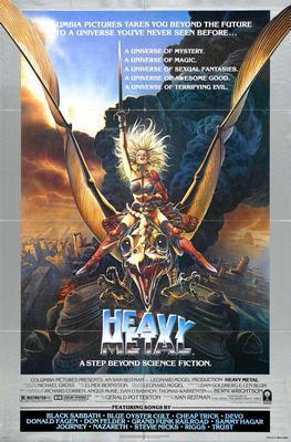 Heavy Metal Taarna movie poster Metal Print 8in x 12in