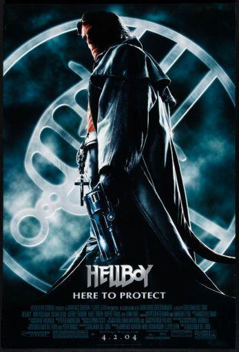 Hellboy Photo Sign 8in x 12in