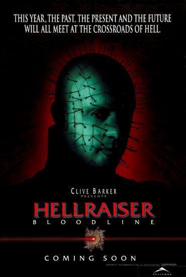 Hellraiser Bloodline 4 movie poster Metal Print 8in x 12in