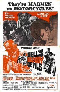 Hells Bloody Devils movie poster Sign 8in x 12in