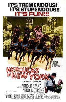 Hercules In New York Movie Poster 11x17 Mini Poster in Mail/storage/gift tube