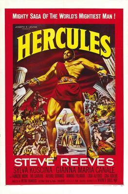 Hercules movie poster Metal Print 8in x 12in