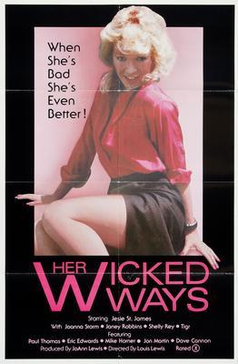 Her Wicked Ways Metal Movie Poster 8in x 12in