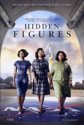 Hidden Figures Metal Movie Poster 8in x 12in The Poster Depot