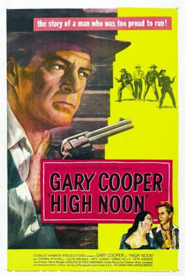 High Noon Metal Movie Poster 8in x 12in The Poster Depot