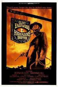 High Plains Drifter movie poster Sign 8in x 12in