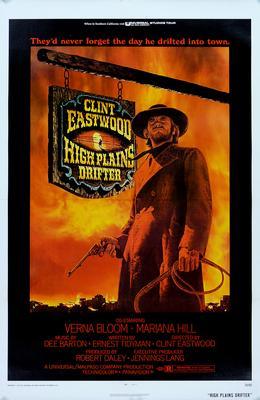 High Plains Drifter Metal Movie Poster 8in x 12in