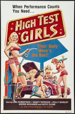High Test Girls Metal Movie Poster 8in x 12in The Poster Depot