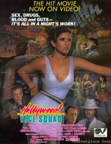 Hollywood Vice Squad movie poster Sign 8in x 12in