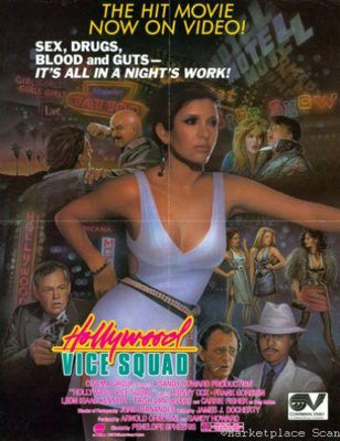 Hollywood Vice Squad Metal Movie Poster 8in x 12in