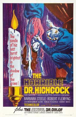 Horrible Dr Hichcock Metal Movie Poster 8in x 12in