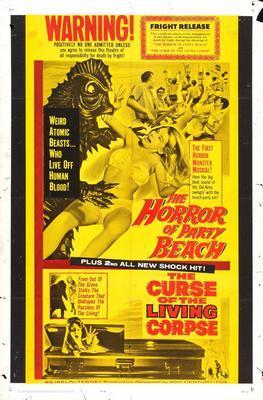 Horror Of Party Beach Movie Poster Metal Poster Choose Style | The Poster Depot The Poster Depot