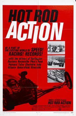 Hot Rod Action movie poster Metal Print 8in x 12in