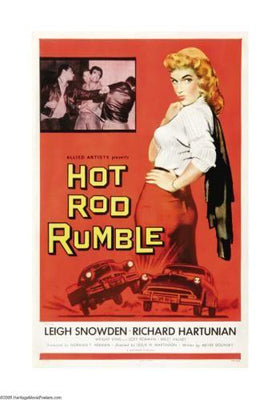 Hot Rod Rumble Metal Movie Poster 8in x 12in