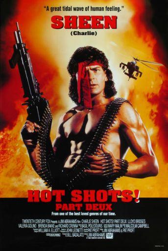 Hot Shots Part Deux Photo Sign 8in x 12in