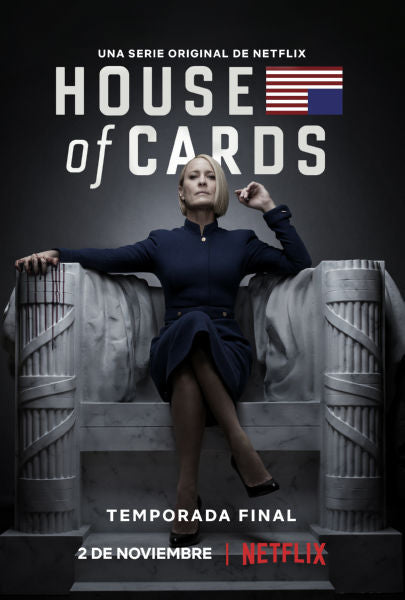 House Of Cards Season 6 Poster On Sale United States