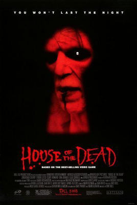 House Of The Dead Movie Poster Metal Poster Choose Style The Poster Depot