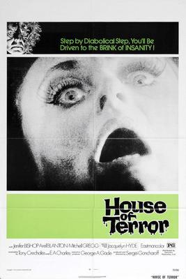 House Of Terror Metal Movie Poster 8in x 12in