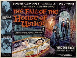 Fall Of The House Of Usher The movie poster Sign 8in x 12in