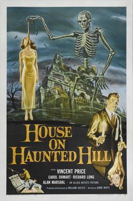 House On Haunted Hill movie poster Metal Print 8in x 12in