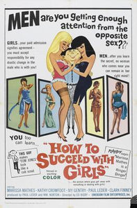 How To Succeed With Girls movie poster Sign 8in x 12in