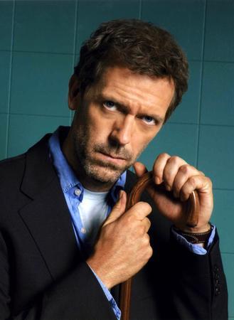 Hugh Laurie Photo Sign 8in x 12in