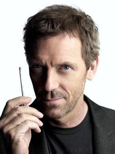 Hugh Laurie Thermometer Dr House Photo Sign 8in x 12in