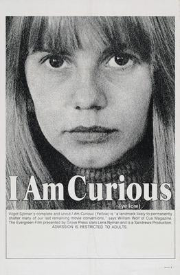 I Am Curious movie poster Sign 8in x 12in