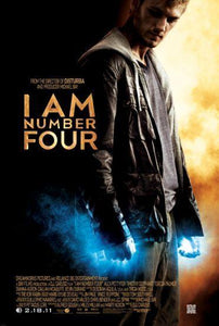 I Am Number Four movie poster Sign 8in x 12in